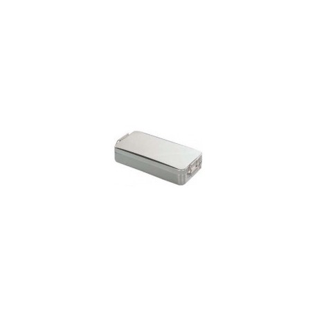 CONTENEDOR TAPA C/ASA Y CIERRE. AC/INOX 18/10 180X80X(H)40