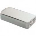 CONTENEDOR TAPA C/ASA Y CIERRE. AC/INOX 18/10 180X80X(H)40