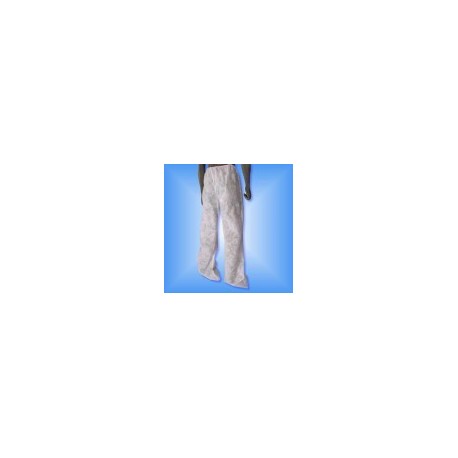 PANTALÓN DE PRESOTERAPIA DESECHABLE POLIPROPILENO BLANCO.