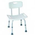 SILLA DE DUCHA CON RESPALDO.
