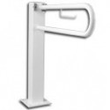 ASIDERO ABATIBLE CON PORTARROLLO, LONGITUD 800 MM.,