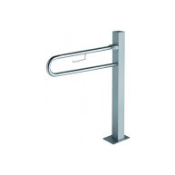 ASIDERO ABATIBLE CON PORTARROLLO, LONGITUD 800 MM.,
