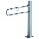 ASIDERO ABATIBLE CON PORTARROLLO, LONGITUD 800 MM.,